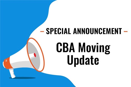 CBA Moving Update